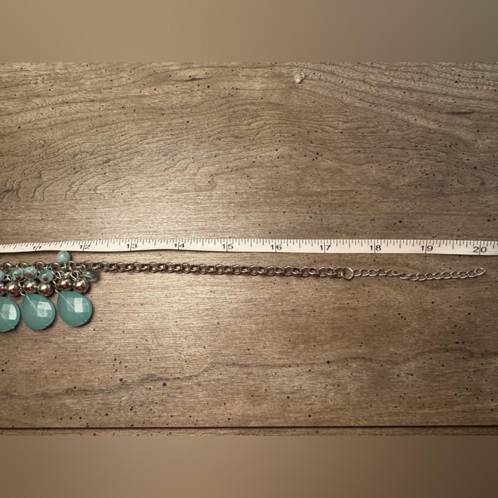 Paparazzi Turquoise Color Beaded Necklace and Earring Set - Picture 5 of 5